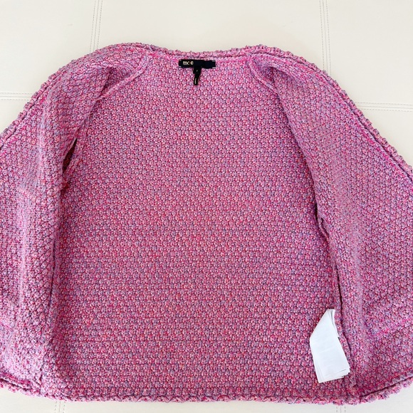 Maje Tweed V Neck Cardigan - Picture 12 of 16